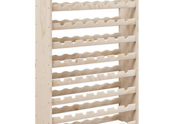 Stojak na wino 725x25x1115 cm lite drewno sosnowe WM-4007561
