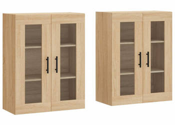 Wiszące szafki 2 szt. dąb sonoma materiał drewnopochodny WM-3197964