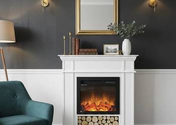 Bio Kominek Flame  atrapa obudowa drewno boho loft NA JUŻ