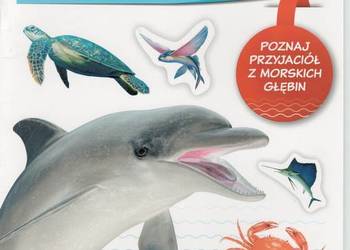 ZWIERZĘTA z mórz i oceanów naklejki EKSTRA Fakt dzieciom morskie głębiny