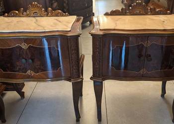 Bardzo piękne włoskie  intarsjowane szafki -sklep Dąbrowa Górnicza