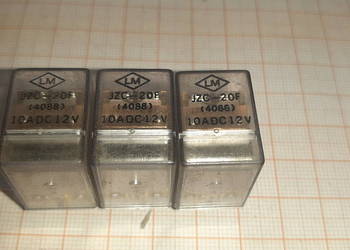 Przekaźnik LM-JZC-20F DC12 10A (4086)   3szt. (A84)