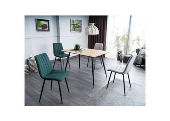 Stół REMUS Kolor Dąb + 4 krzesła ALAN