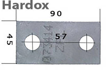 Uchwyt lemiesza HARDOX 073414/P do pługa KVERNELAND