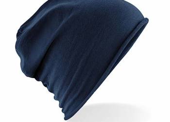 Bawełniana CIENKA czapka czarna, szara, granatowa BEECHFIELD