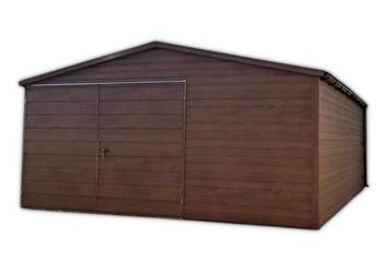 Garaż Blaszany Blaszak 5x5m Drewnopodobne PREMIUM od PRODUCENTA