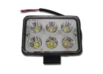REFLEKTOR LAMPA ROBOCZA LED PROSTOKĄTNA 12-80V 6W [3151]
