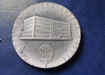 Stare monety Medal 60 lecie Muzeum w Pradze 1968 /  170
