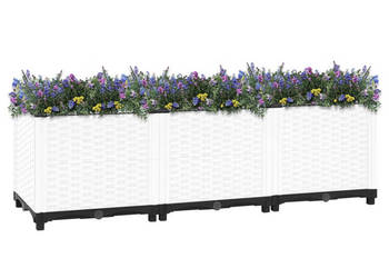 Donica do podwyższonej rabaty 120x40x38 cm polipropylen WM-153310