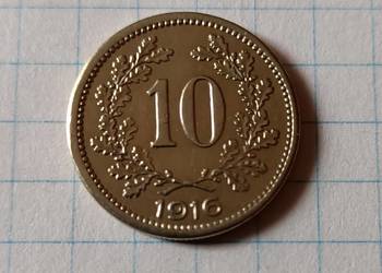 10 HALERZY 1916 ROK - AUSTRO-WĘGRY