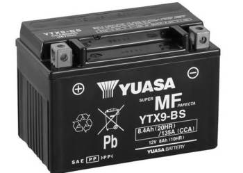 NOWY Akumulator motocyklowy YUASA YTX9-BS AGM 8,4Ah 135A