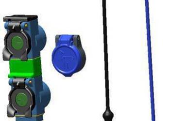 Osłona przeciwkurzowa do gniazda szybkozłącza TMFHV24S