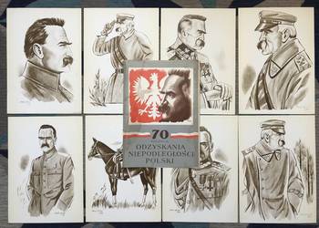 70 Rocznica odzyskania Niepodległości Polski Józef Piłsudski