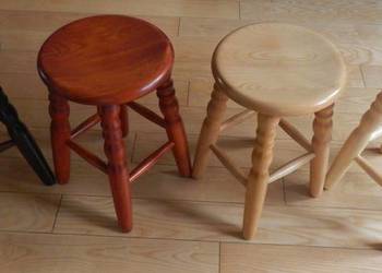 NOWY taboret drewniany wys. 45cm kuchenny kolory na wymiar