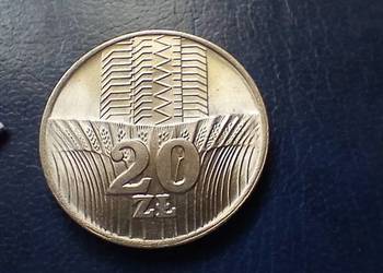 Stare monety 20 złotych 1973 Kłosy mennicza PRL Polska
