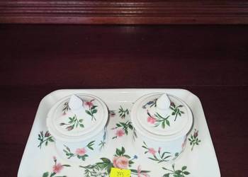 Kałamarz. Z różami. Porcelana.