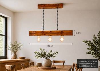 Lampa sufitowa rustykalna OLD WOOD RETRO LS-2B-45 Sosna od artistwood.pl
