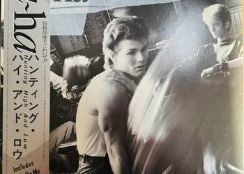 A-Ha Hunting High And Low EX/EX Japan Obi LP 1985 Warner Bros. P-13153
