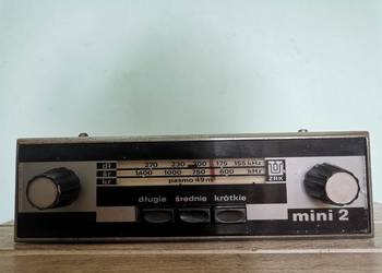 Radio samochodowe ZRK Mini 2 z lat 70 tych Vintage