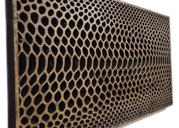 Panel akustyczno-dekoracyjny 3D – drewno lite "SKÓRA WĘŻA"