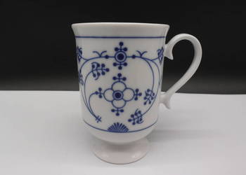 Porcelanowy Kubek Faryzeusz (Pharisäer) – Wzór Słomkowy / Indisch Blau