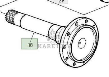 John Deere 6810 6910 Piasta Wrzeciono R105836 R154549 R156481 35 i 46 Z