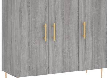 vidaXL Szafka, szary dąb sonoma, 90x34x80 cm(SKU:828098)