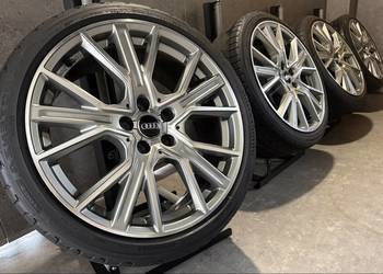 19 cali Audi A4 A6 felgi koła komplet z oponami 5x112 ET45 8.5J
