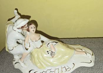 Figurka kolekcjonerska Steatyt Katowice para kochanków  porcelana