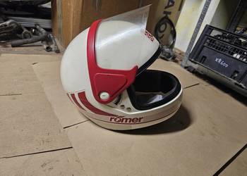 Kask motocyklowy m römer romer vintage wyścigowy na motor