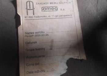 Krzesło gięte Fameg– klasyczne, drewniane – do renowacji