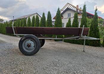 przyczepa przyczepka sam pług dwuskibowy