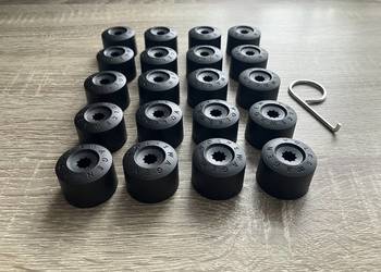 Nakładki ochronne na śruby 17mm do VW Volkswagen zakrętki zaślepki!