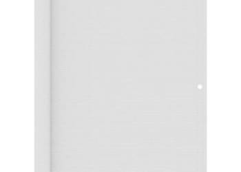 Parawan balkonowy biały 120x400 cm HDPE WM-310869