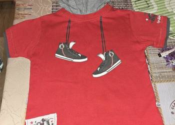 Podkoszulek dziecięcy z kapturem rozmiar 98 plus niebieski gratis