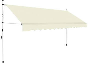 Markiza zwijana ręcznie 400 cm kremowa WM-143698