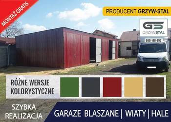 Garaż blaszany 10x6 - Hala -Garaże Blaszane -Wiata -Magazyn -GRZYWSTAL