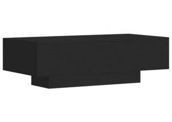vidaXL Stolik kawowy, czarny, 100x49,5x31 cm, materiał drewn（SKU:833890）