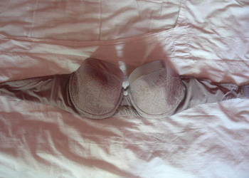 Biustonosz popielaty 80C bez ramiaczek