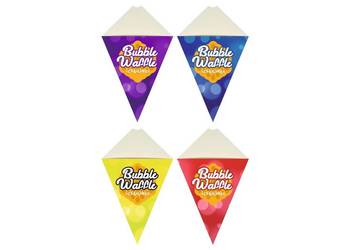 Rożki do gofrów Bubble Waffle – komplet 600szt. mix kolorów