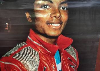 Plakat z 1984 roku Michael Jackson