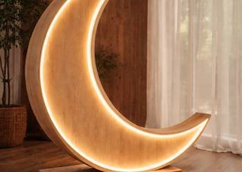 KSIĘŻYC LED 2M – efektowna dekoracja i strefa zdjęć na wesele