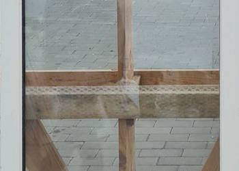 OKNA KacprzaK Witryna 68X132 FIX Używany PCV Plastikowy