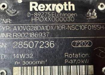 Rexroth A10VG28DA1DX / 10R - NSC10F015SH - S (R902186937 HPOXX000030) Pompa