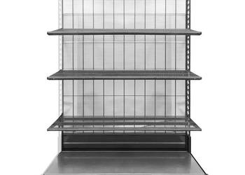 Regał sklepowy WANZL przyścienny 155 cm x 128 cm 3 półki MODUŁ DOSTAWNY