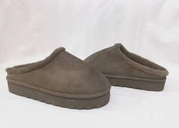 Buty damskie Kapcie brązowe Platforma r. 39/40 NOWE
