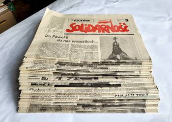 „Tygodnik Solidarność” 31 egz. z rocznika 1981 i dodatek