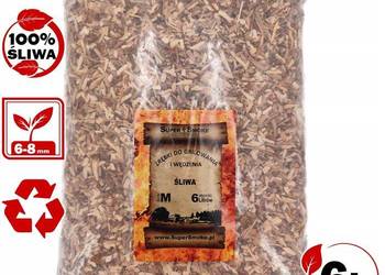 Zrębki Wędzarnicze Super Smoke ŚLIWA KL-08 (6-8mm) Medium 6 Litrów