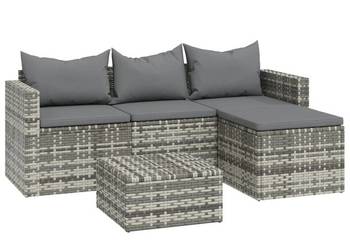 vidaXL 3-cz. zestaw wypoczynkowy do ogrodu, poduszki(SKU:362331)