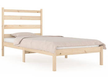 Rama łóżka lite drewno sosnowe pojedyncza 90x190 cm WM-3103613